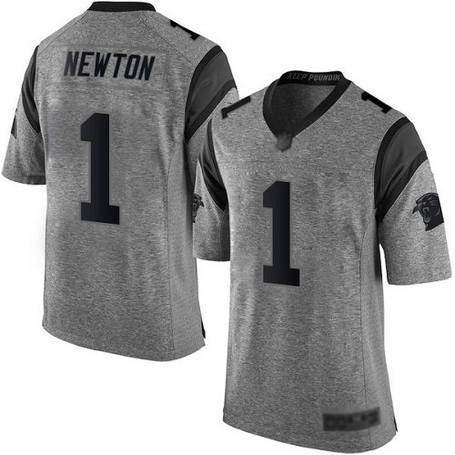 Carolina Panthers Limited Gray Men Cam Newton Jersey NFL Football 1 Gridiron